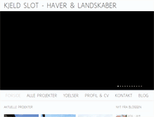Tablet Screenshot of kjeldslot.dk